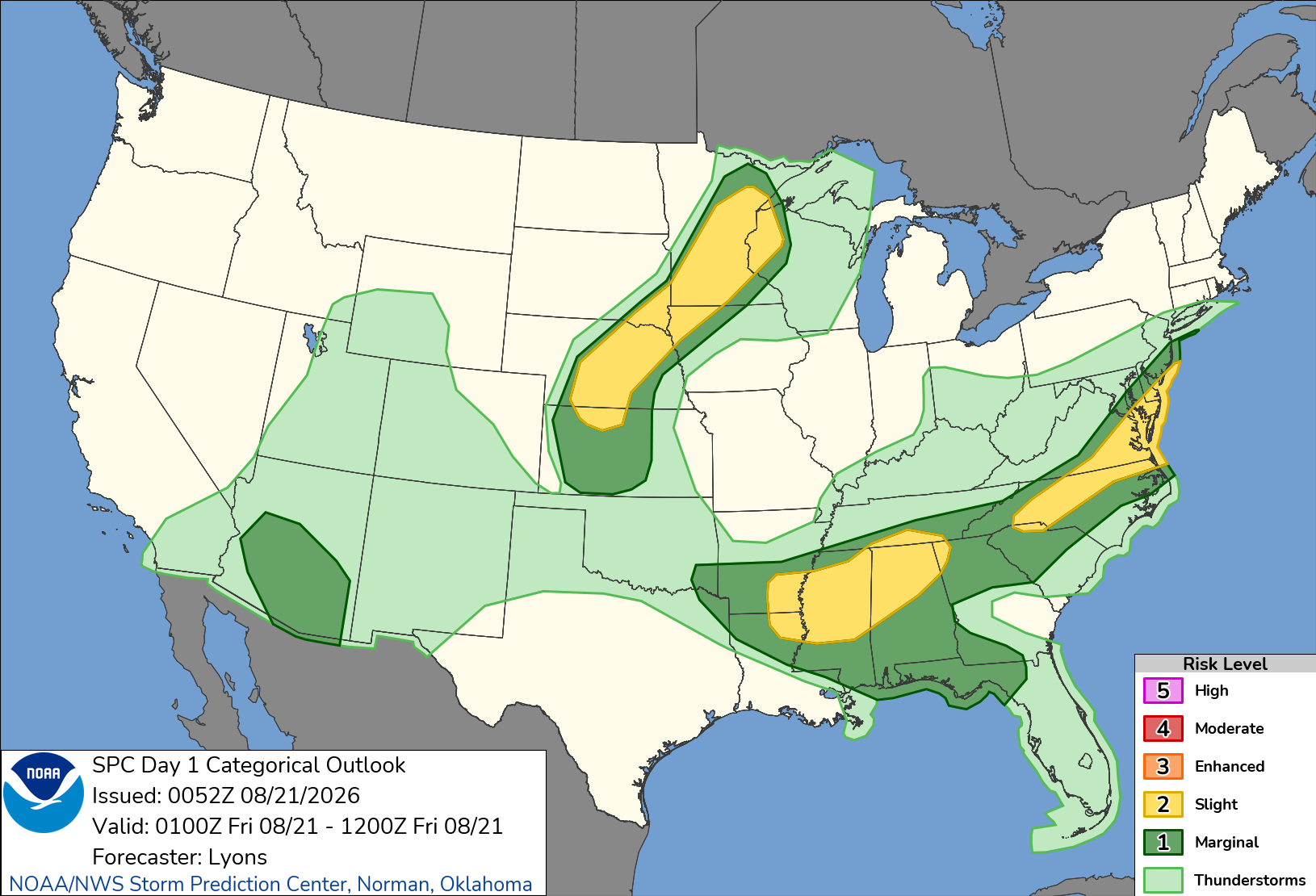 SPC Day 1 Convective Outlook